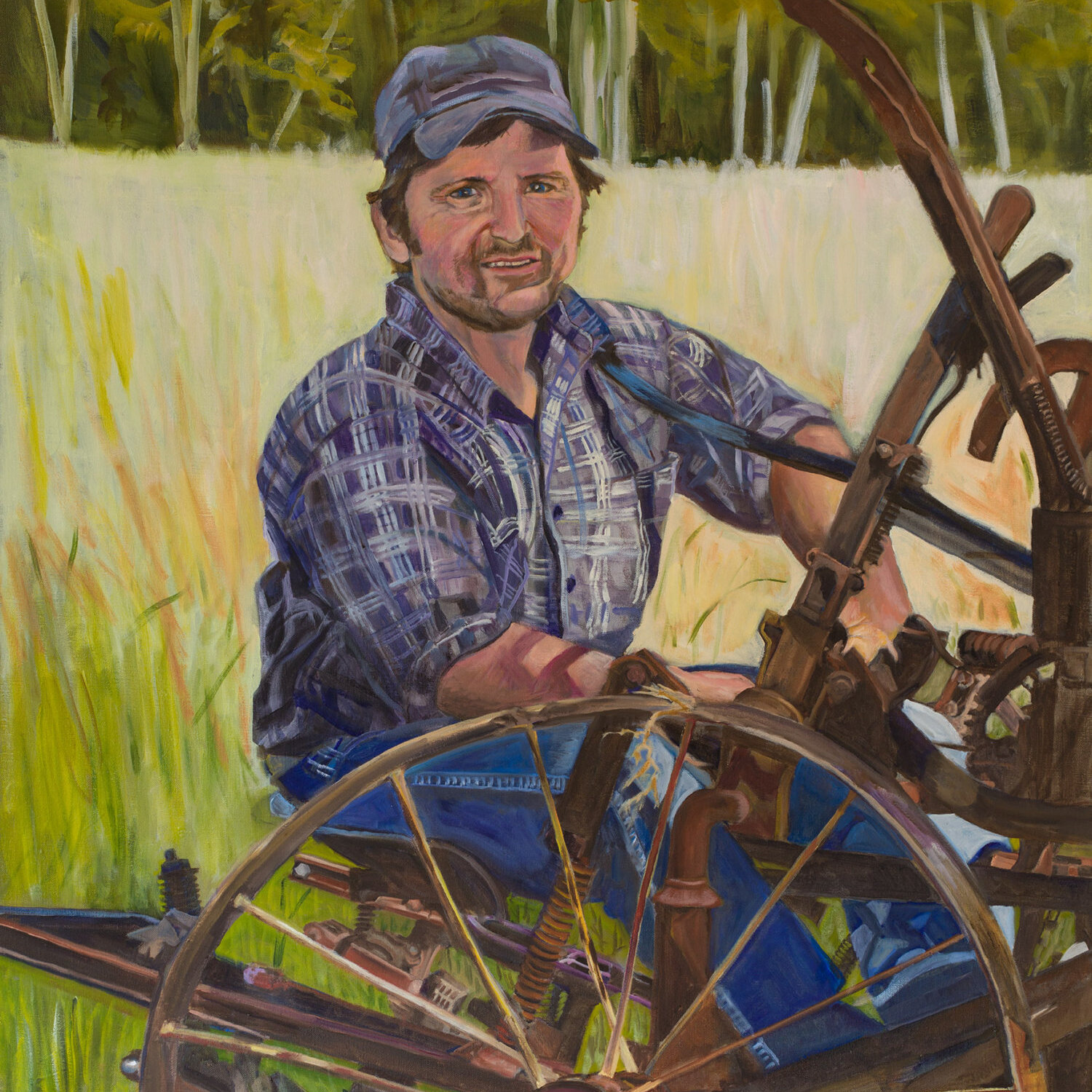 Picture of Beautiful Portraiture of Garlic Farmer