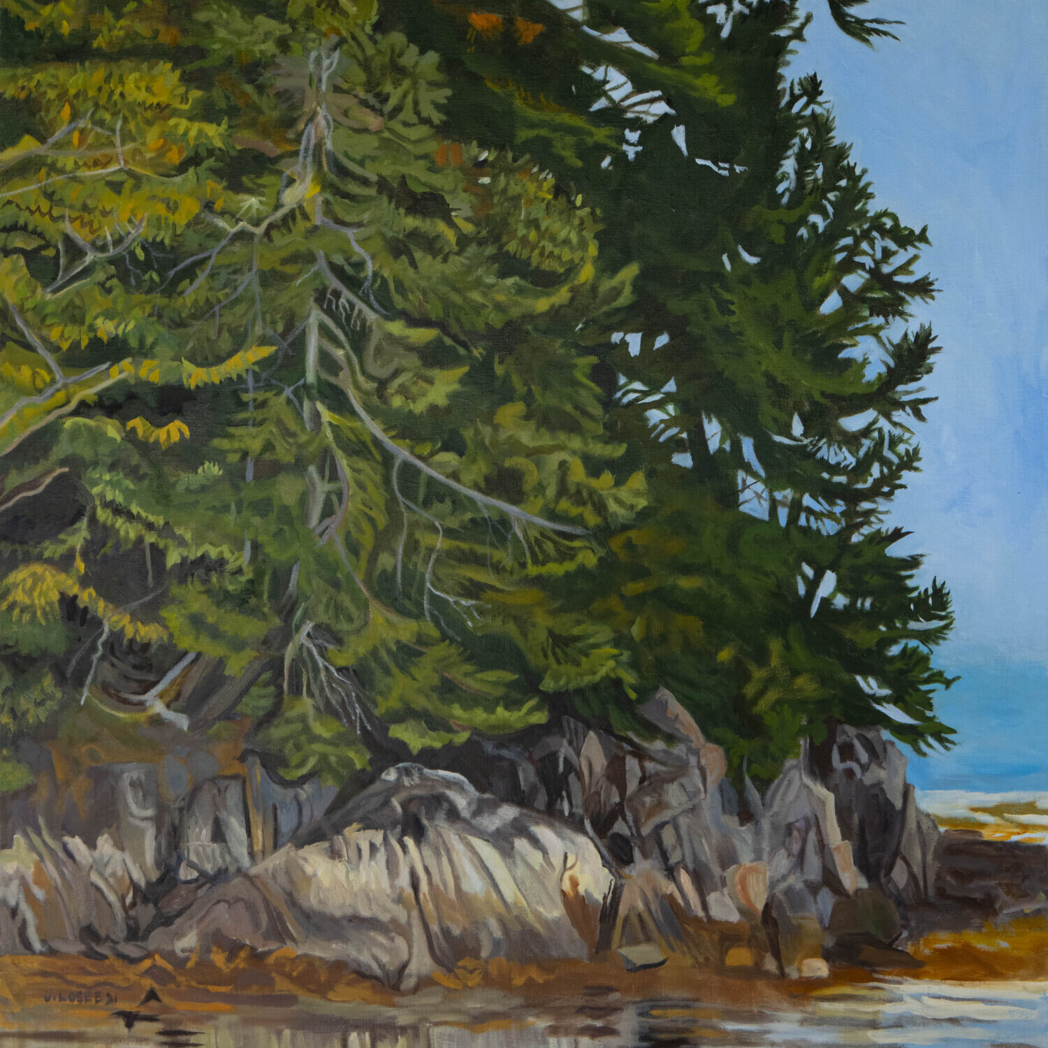 Beautiful Painting of Charlotte Cove