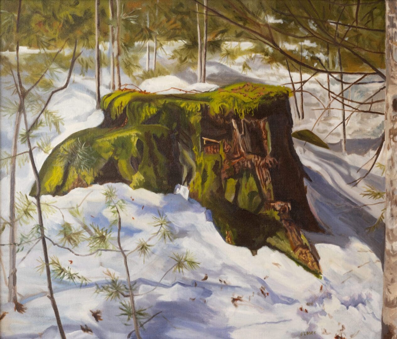 Spring Melt #1 24_x28_ Oil on Linen