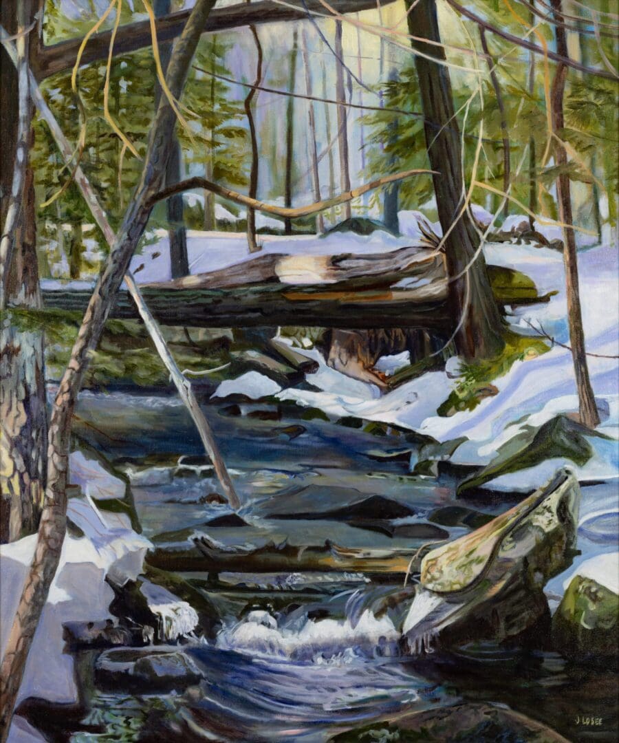 Spring Melt #2 36_x30_ Oil on Linen