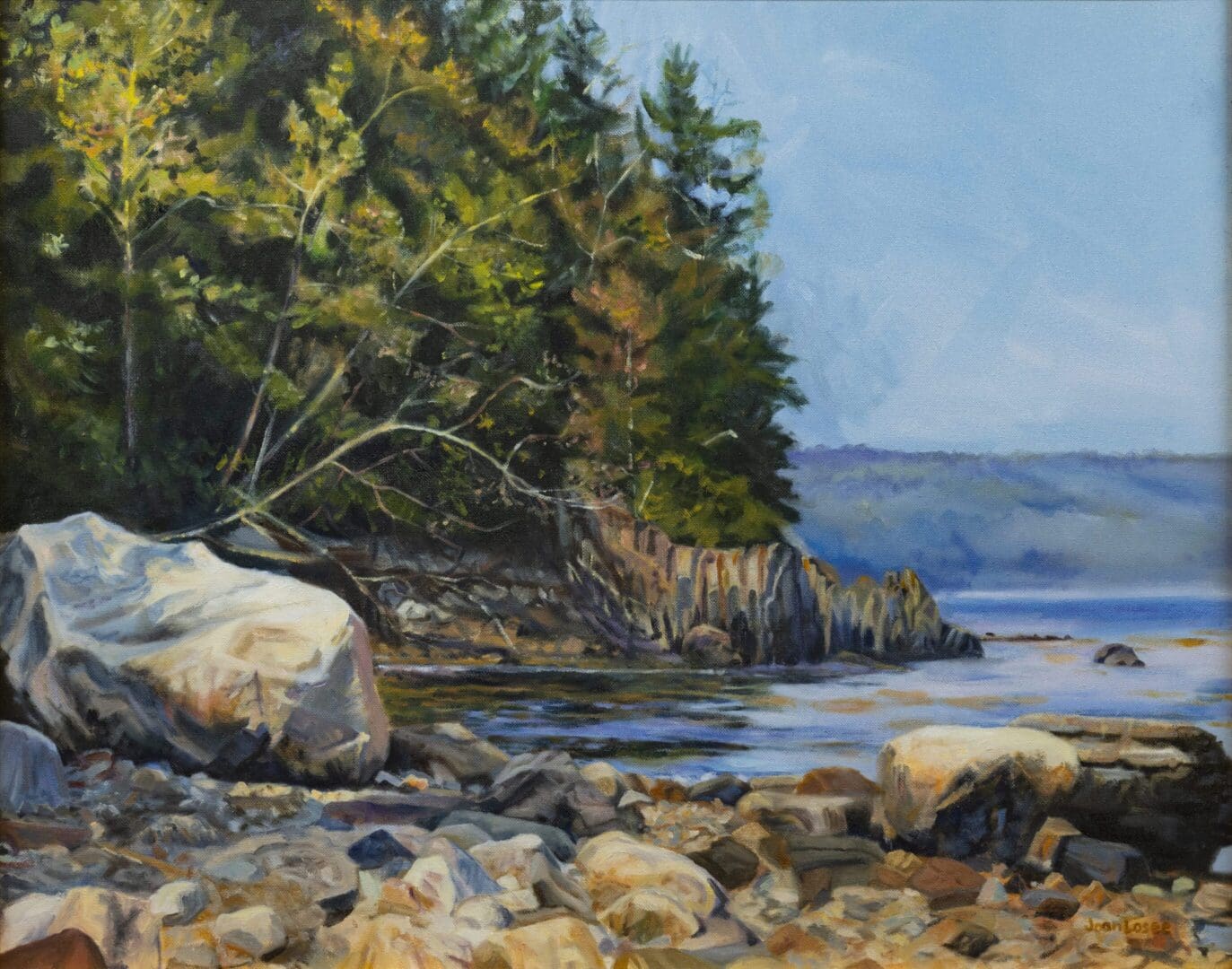 Up Island Beach 36_x30_ Oil on Canvas