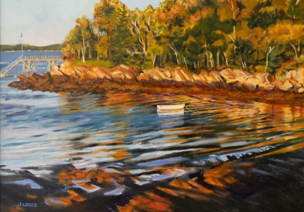 Hewe's Point at Dusk 24_x16_ Oil on Canvas