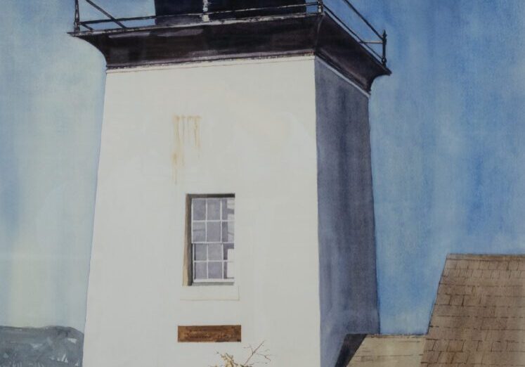 Lighthouse on Islesboro(print) 22_x30_ Watercolor