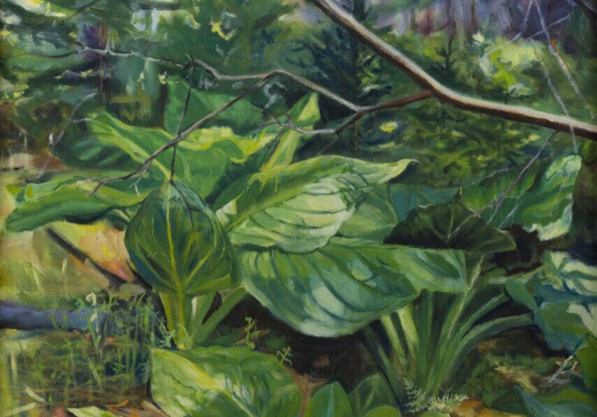 Skunk Cabbage 16_x20_ Oil on Canvas