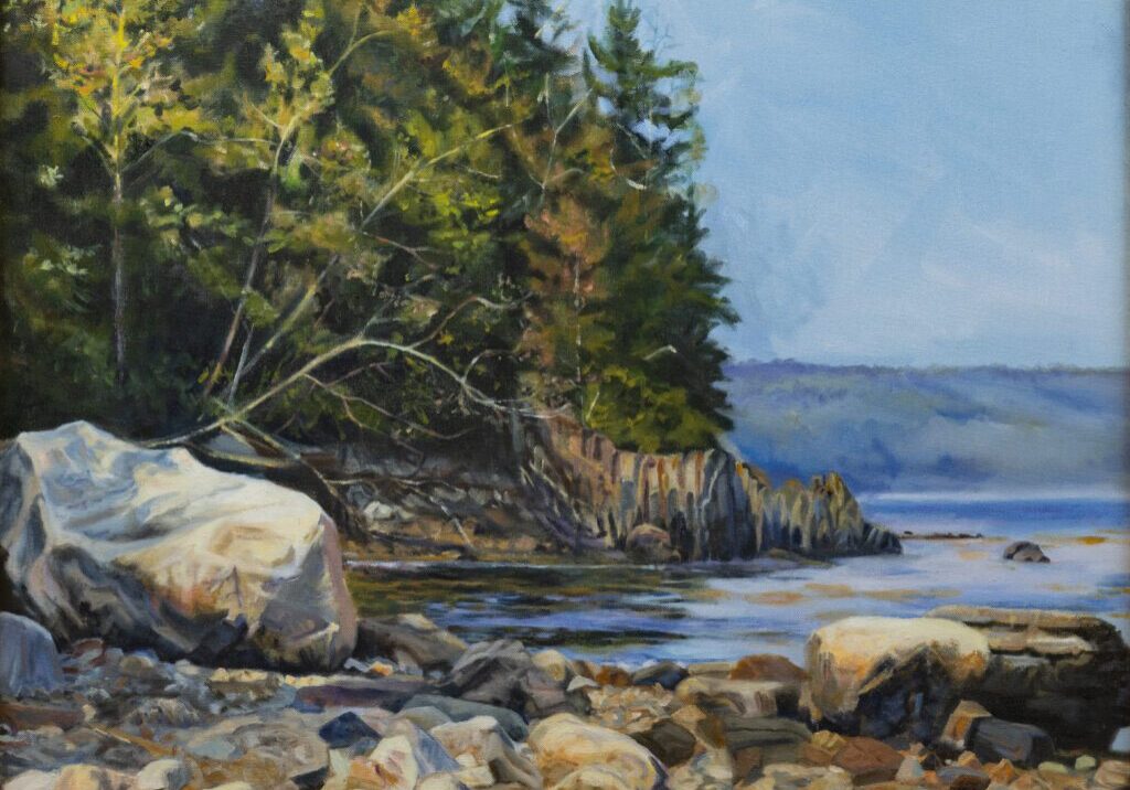 Up Island Beach 36_x30_ Oil on Canvas